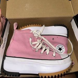 Converse Pink High-Top Sneakers